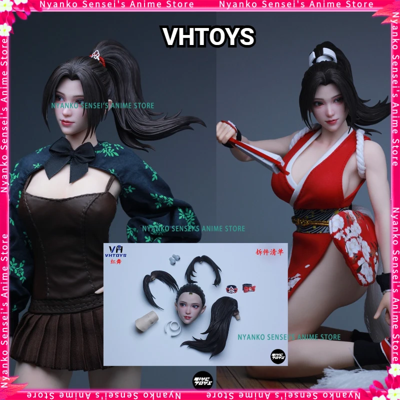 In Stock VHTOYS Mai Shiranui 1/6 Female Soldier Articulated Eyes Head Sculpt Accessory VH002 Figure Anime Model Trendy Toy