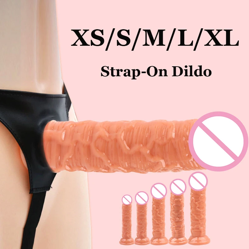 Strapon Dildo Realistic Penis Strap-On Dildo Panties With Suction Cup Butt Plug Female Masturbation Sex Toy for Woman Lesbian