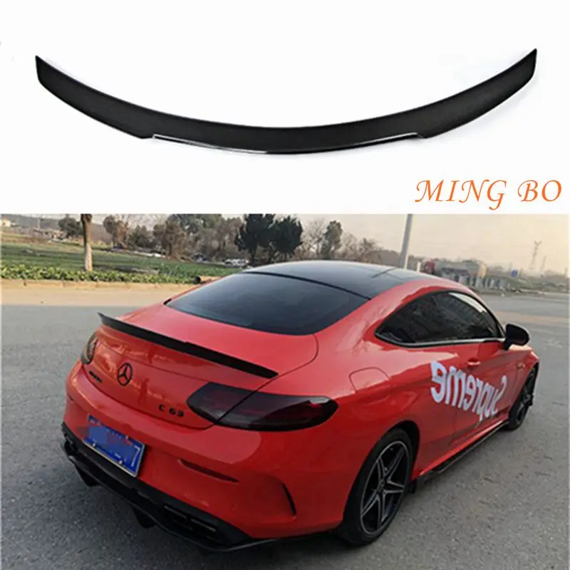 

FOR Mercedes-Benz C-Class C205 W205 2Door Coupe FD Style Carbon Fiber Rear Spoiler Trunk Wing 2015-2023 FRP Forged carbon