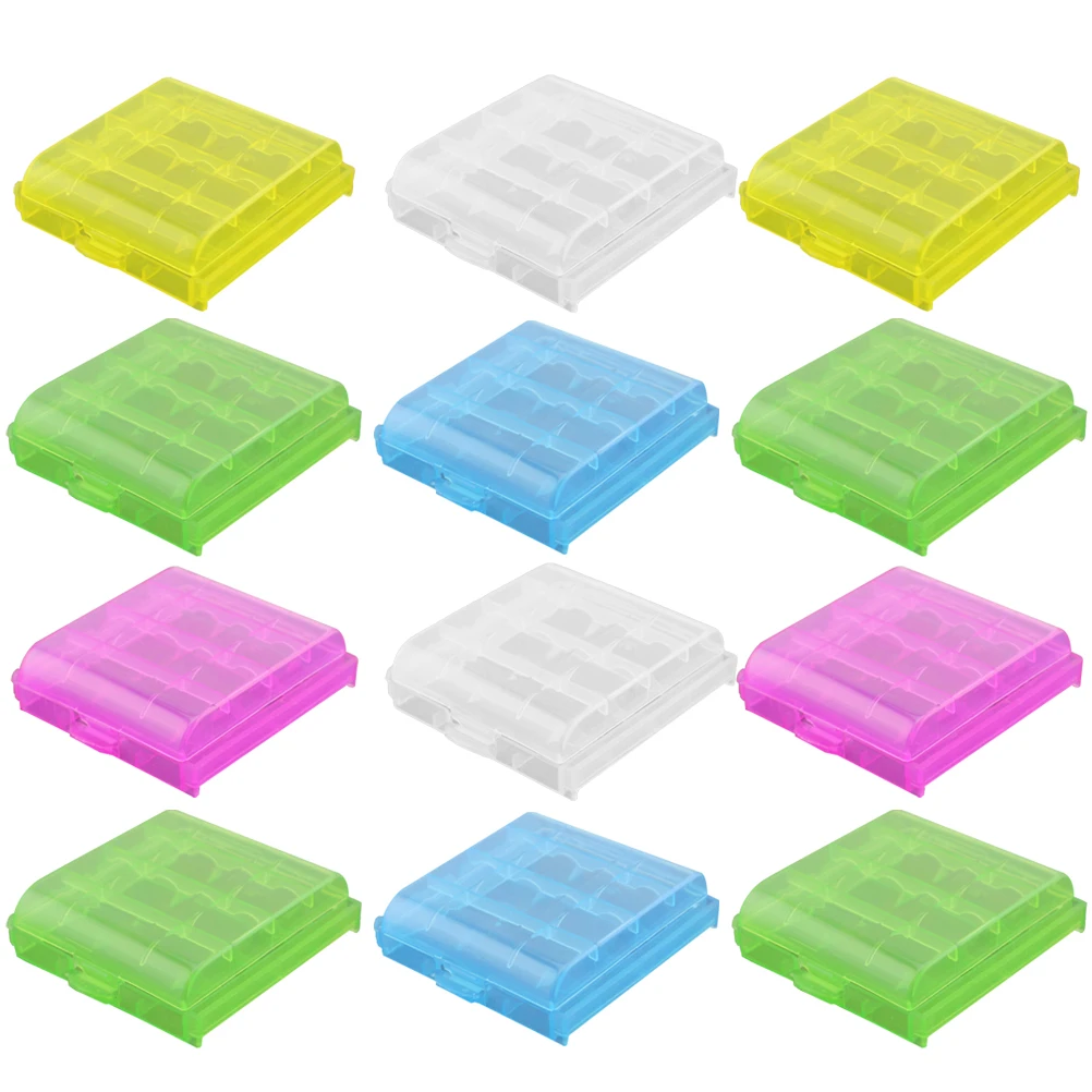 

20 pcs Organizer Storage Case for AA AAA Rechargeable Batteries Portable Leakproof Container Box with Handle