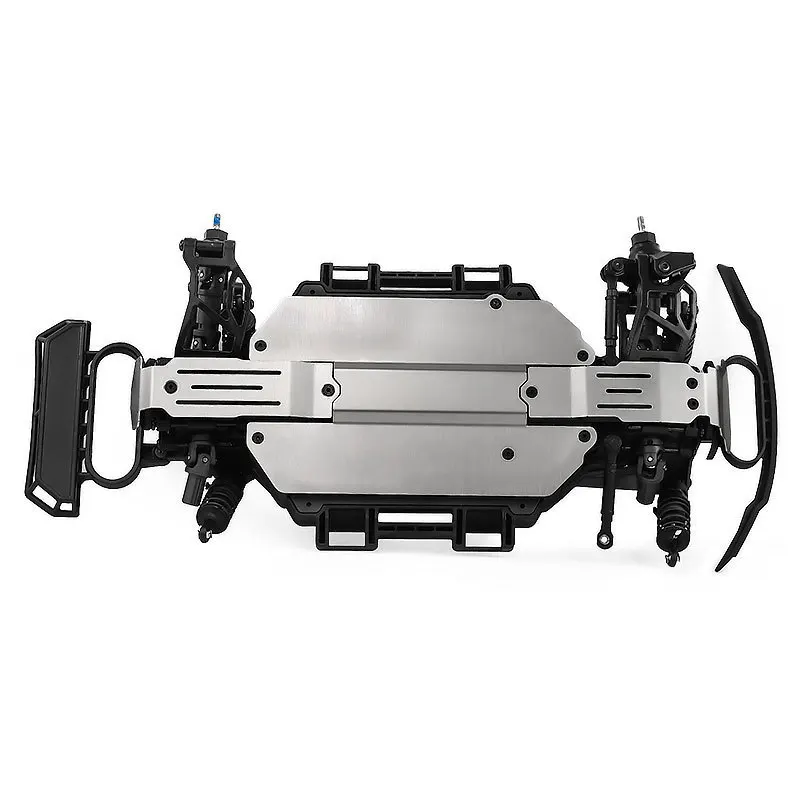 Metall Rüstung Schutzplatte Chassis für TRAXXAS Mini Slash 4X4 RC Auto Metall Upgrade OP Zubehör Teile
