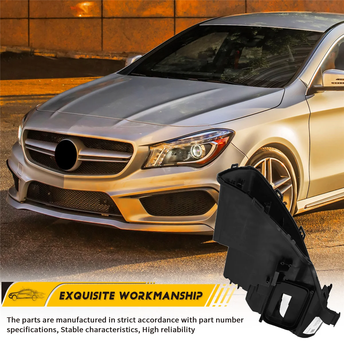 Superior quality Front Headlight Base for Mercedes-Benz CLA W117 2017-2020 Headlamp House Rear Base Left Ingenious