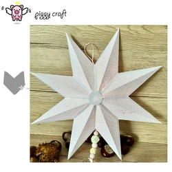 Piggy Craft metal cutting dies cut die mold Christmas 3D dot stars Scrapbook paper craft knife mould blade punch stencils dies