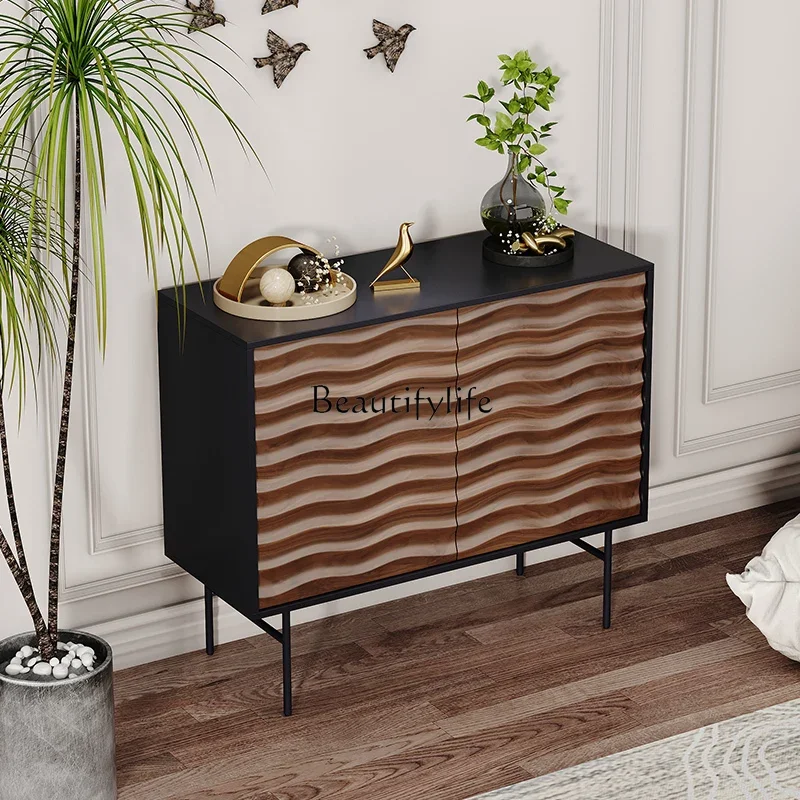 

yj32 Italian light luxury door cabinet household wall storage decorative cabinet