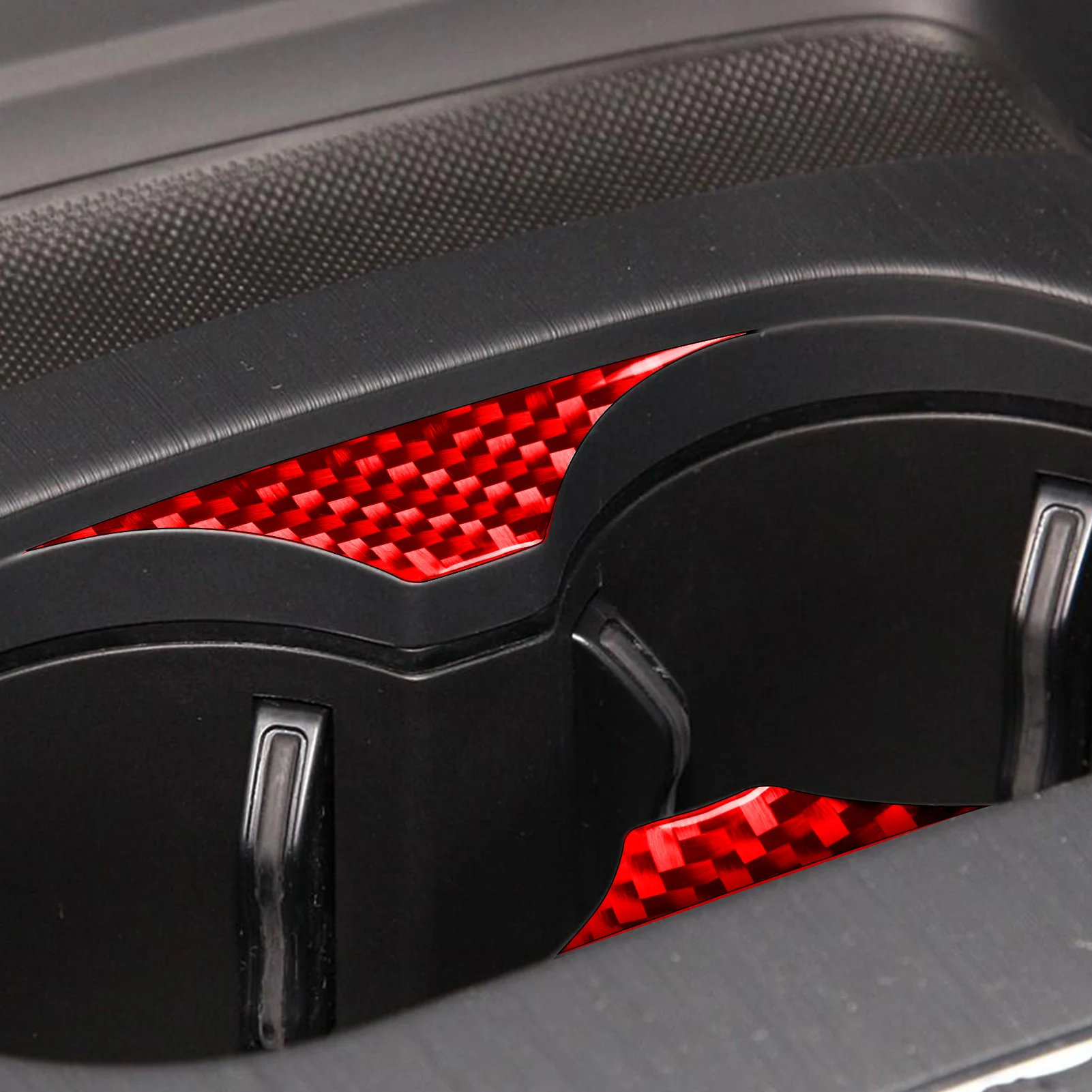 Real Carbon Fiber Car Water Cup Holder Trim Sticker For Audi A3 S3 RS3 8V 2013 2014 2015 2016 2017 2018 Accessories Styling