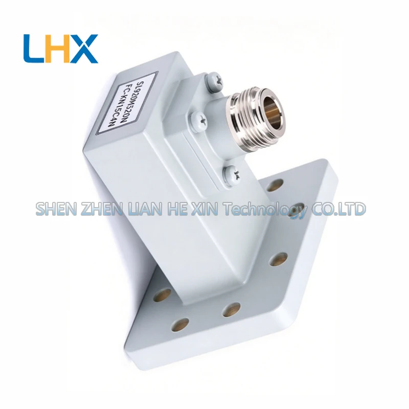 WR137-N female waveguide coaxial converter BJ48 orthogonal FDP70 flange 5.38-8.17GHz in stock