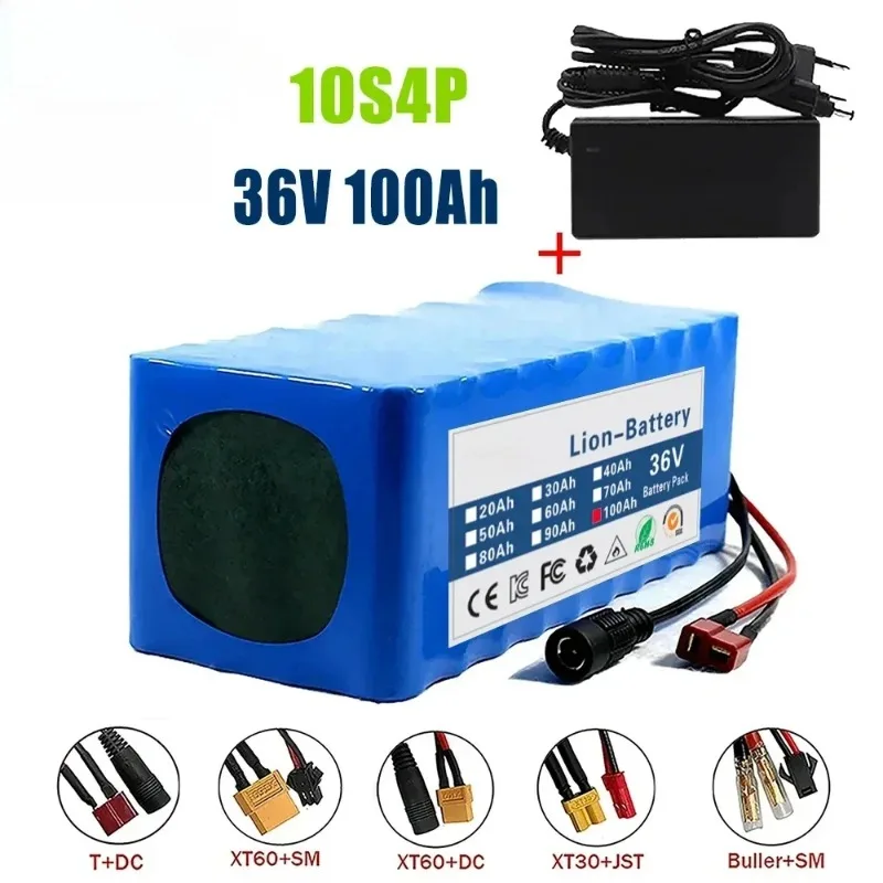 Image of 10S4P 36V 100000mAh Elektroroller Lithium-Batterie 18650 Batteriepack 36V 100Ah Elektroroller Batterie 36V