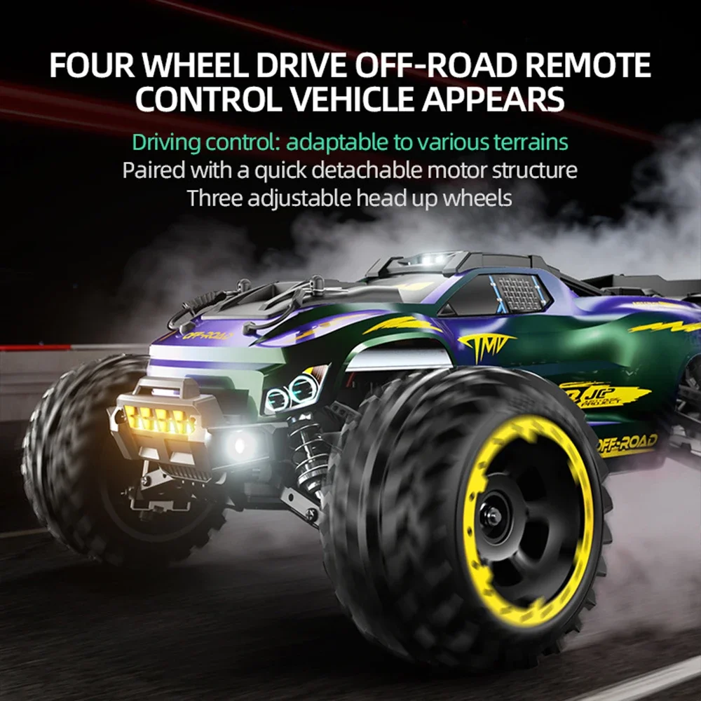 JJRC 1:10 C8832 Rc Cars Large Size 4WD High-Speed Off-Road Vehicle Professional Brushed Remote Control Drift Car Model Toys Boys