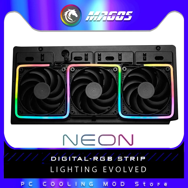 Phanteks RGB Neon LED Strip Light Bar 5V ARGB Support ASUS/GIGA/MSI SYNC PC Case Decoration 40cm/55cm/100cm