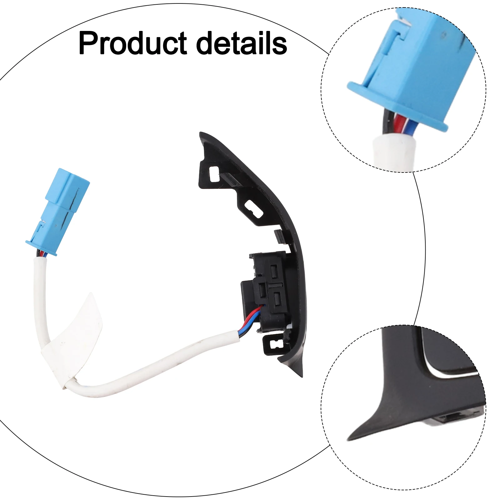 

Выключатель задней левой двери Кнопка переключателя автомобиля Кнопка задней левой двери Простая в использовании Недеформированная структура Номер OEM 1094958-02-E