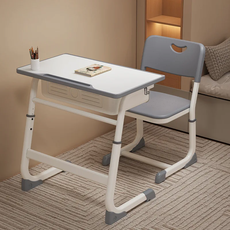 Children's home primary school students tutoring training class class can lift school writing desk set