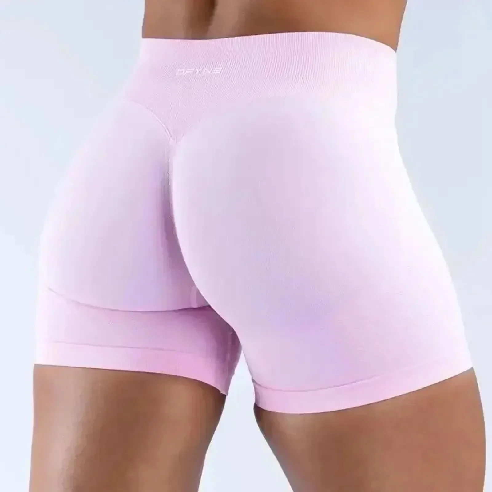 Dfyne-mallas deportivas para mujer, pantalones cortos ajustados para correr, pantalones de tres puntos, pantalones cortos de impacto sin costuras para Yoga