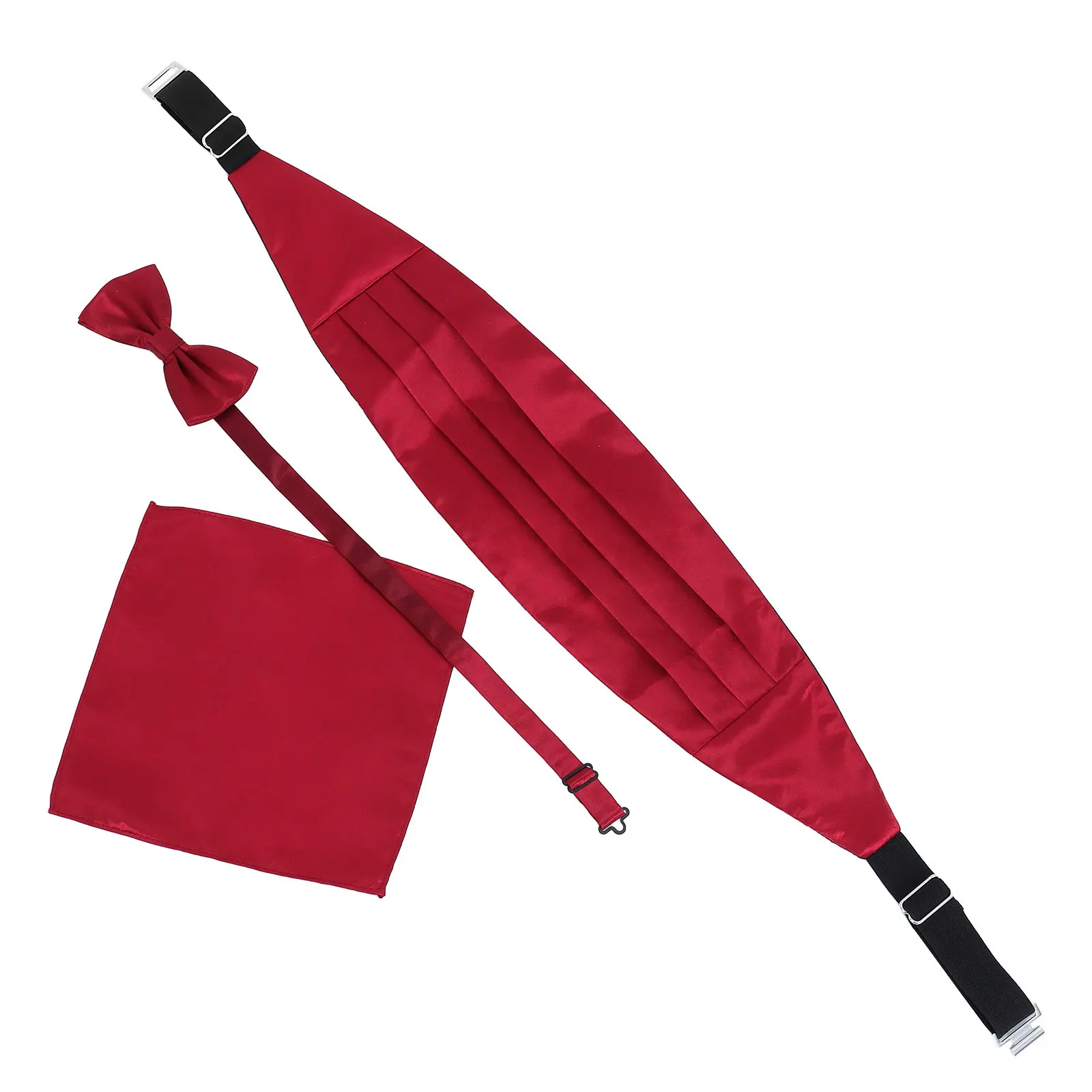 

Набор из 3 предметов: мужской комплект для торжественных мероприятий (пояс-саше, галстук-бабочка, платок для кармана), полиэстер, мягкий, комфортный, для свадьбы, юбилея, дня рождения, торжественных событий