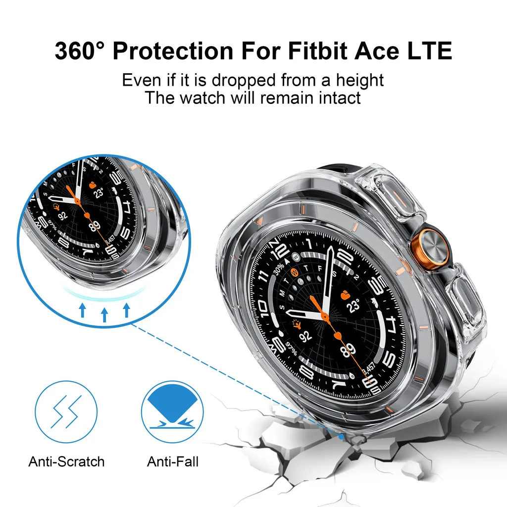 Screen Protector for Samsung Galaxy Watch Ultra Case 47mm Accessories Hard PC Frame Protective Bumper Galaxy Watch Ultra Cover image 3