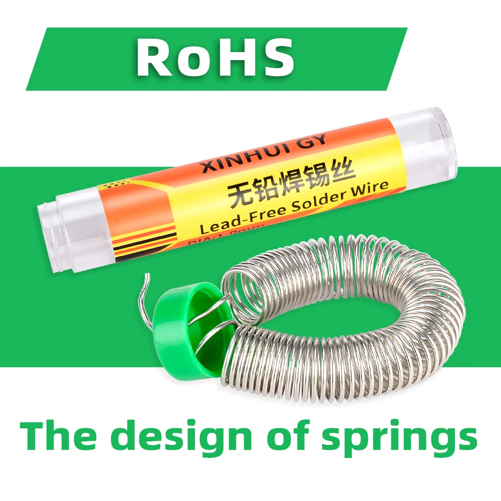 ポータブルロジンコアはんだごてバッテリー修理ツール、鉛フリー、ワイヤー、はんだペン、0.8mm、1mm