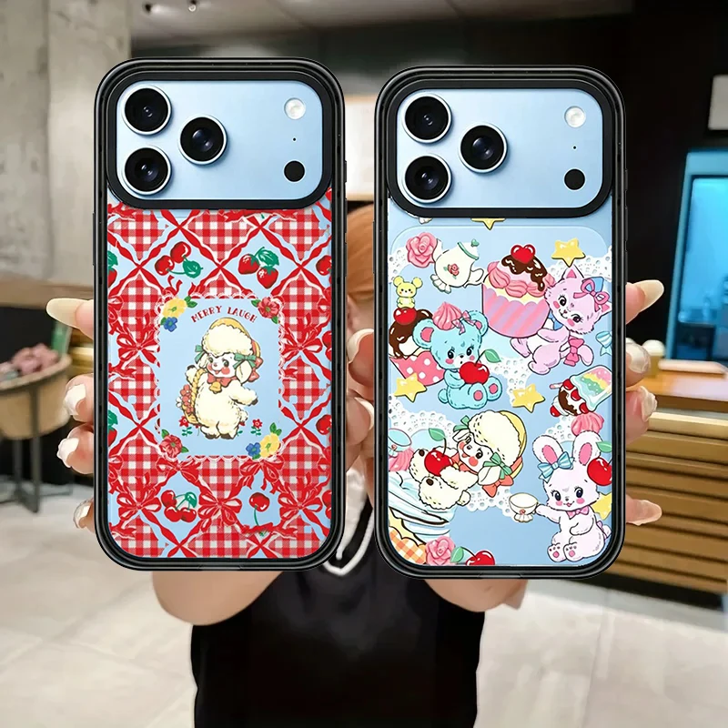 6081943 Impact Black Border Magnetic Phone Case Cover for IPhone 13 14 15 16 17 18 Pro Max Case