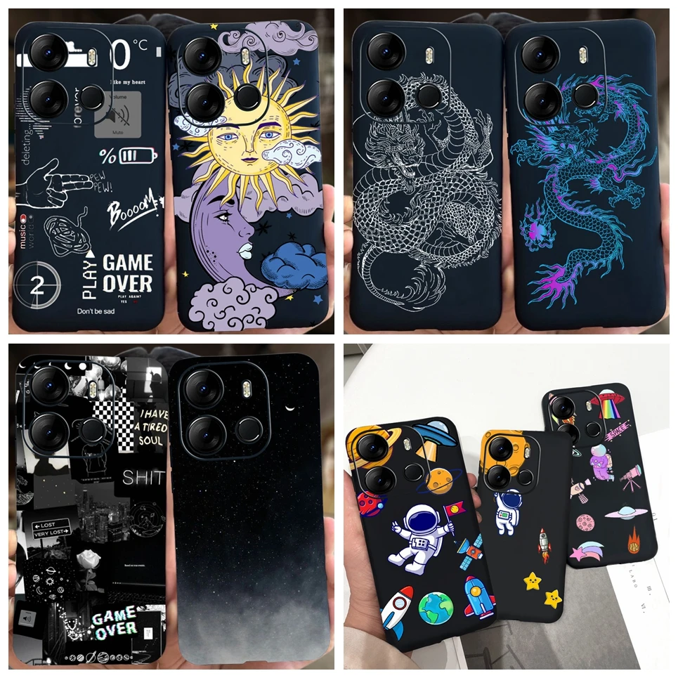Abdeckung für Infinix Note 30 Pro Fall cool Stil Cartoon Muster TPU Soft Silikon Handy hülle für Infinix Note30 Pro 4g Fundas Capa