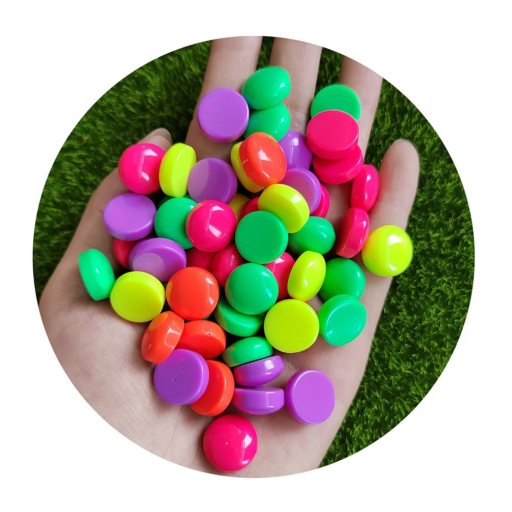 Kawaii Resin Mini 14mm Coffee Beans Candy Crafts Accessories Materials Cabochon Flatback Scrapbooking Tools Charms Miniature