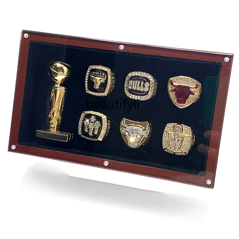 Basketball Joe Gang Master Championship Ring Fans Collection Souvenir Ring for Boyfriend