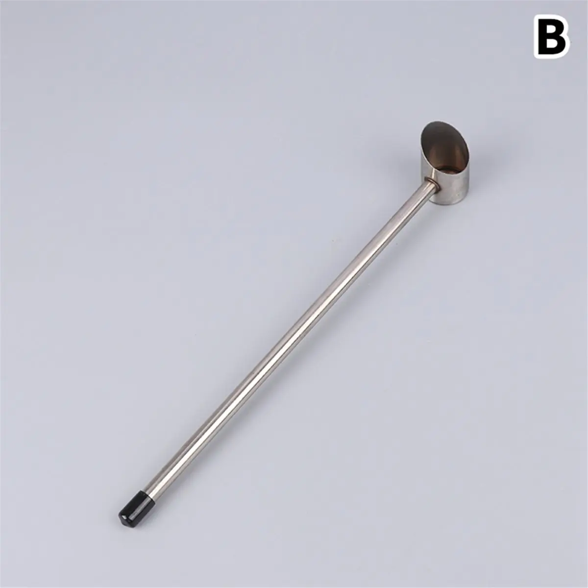A74U Cotton Candy Floss Sugar Spoon for Machine, Stainless Steel Measuring Spoon for Marshmallows Small-Diameter Sugar Spoon