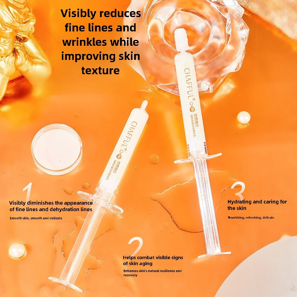 

Коллагеновый пептид, разглаживающая и объемная эмульсия – глубокое увлажнение и питательный увлажняющий крем