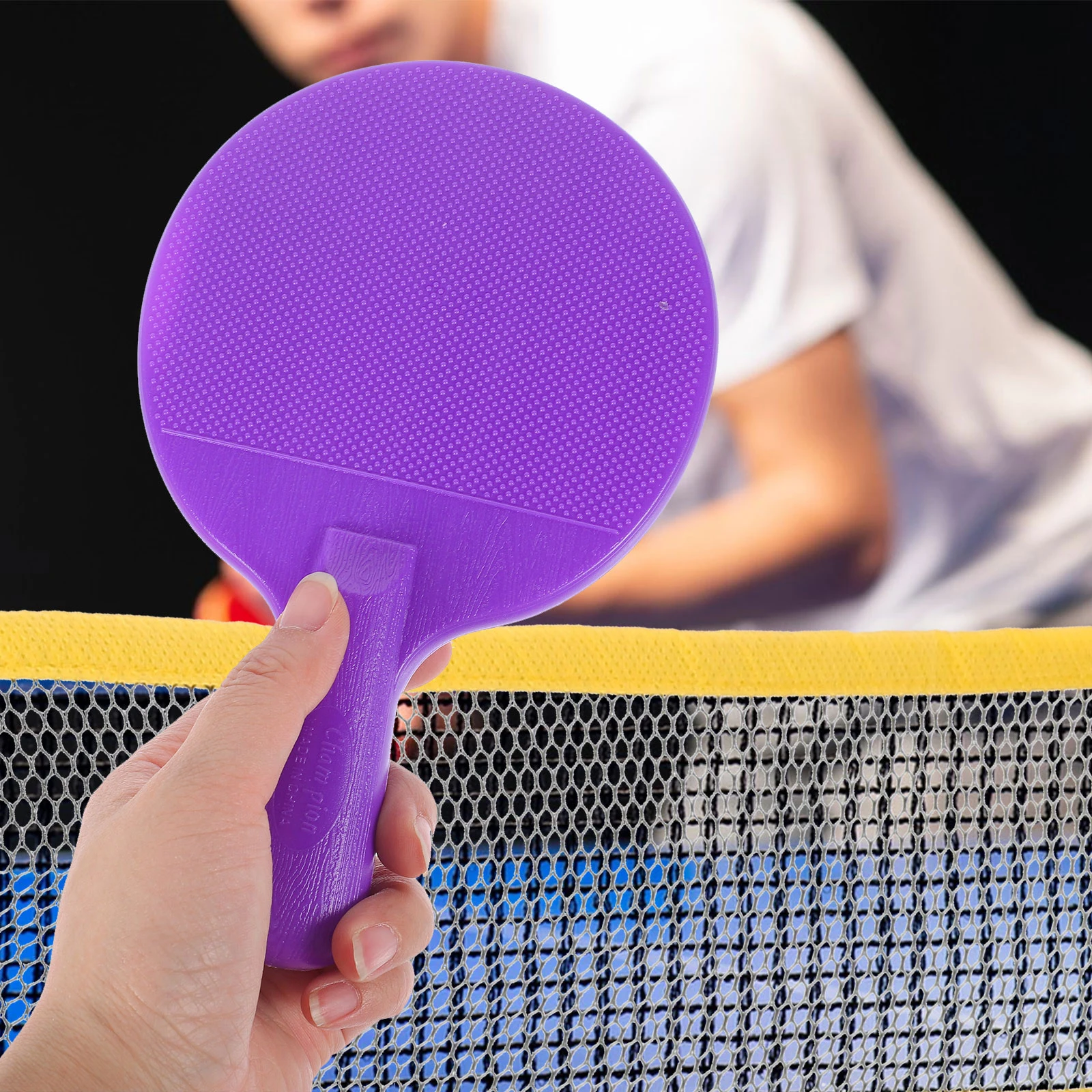 

1 Set Portable Tabletop Table Tennis Pong Set Rackets Net For Kids Mini Size Parent Child Interactive Gift Exercise