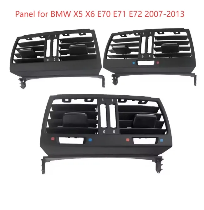 

liuquan Upgraded Rear Console AC Vent Grille Panel for BMW X5 X6 E70 E71 E72 2007-2013 | OEM 64226958748