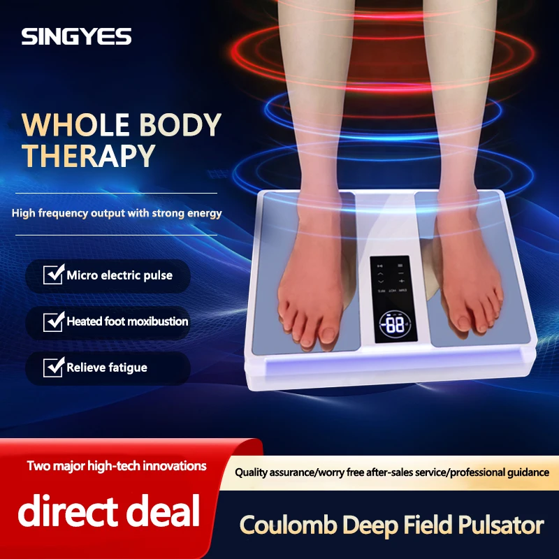 Foot Therapy Energy Meter Terahertz Foot Massager blo od Circulation Machine Meridian Terahertz V-Power Terahertz Bioenergy Mete