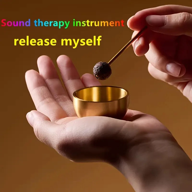 Singing Bowl Handmade Copper Meditation Bowl For Sound Healing And Meditation Mini Singing Bowls Percussion Instruments