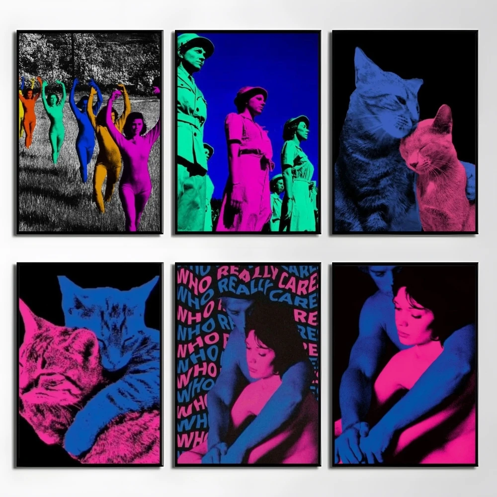 

TV Girl Poster Perfect Sticker Self Adhesive Wall Art Designed for Home Office Dining Spaces