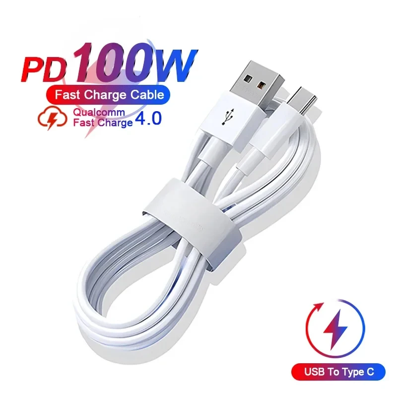 100W 6A USB Type C cable suitable for Xiaomi 11 12 13 14 Note 13 Pro Turbo ultra fast charging suitable for mobile data cable