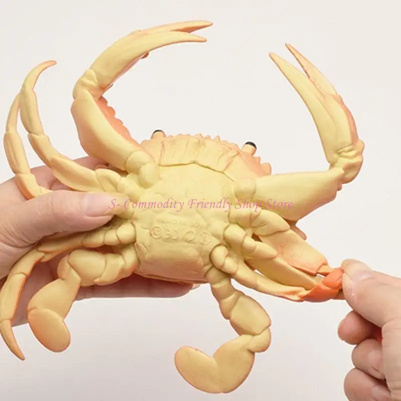 85AE 1Set April Fool’s Props Prank Toy Realistic Trick Toy for Entertainment Model Soft Squeaker Lobster Novelty