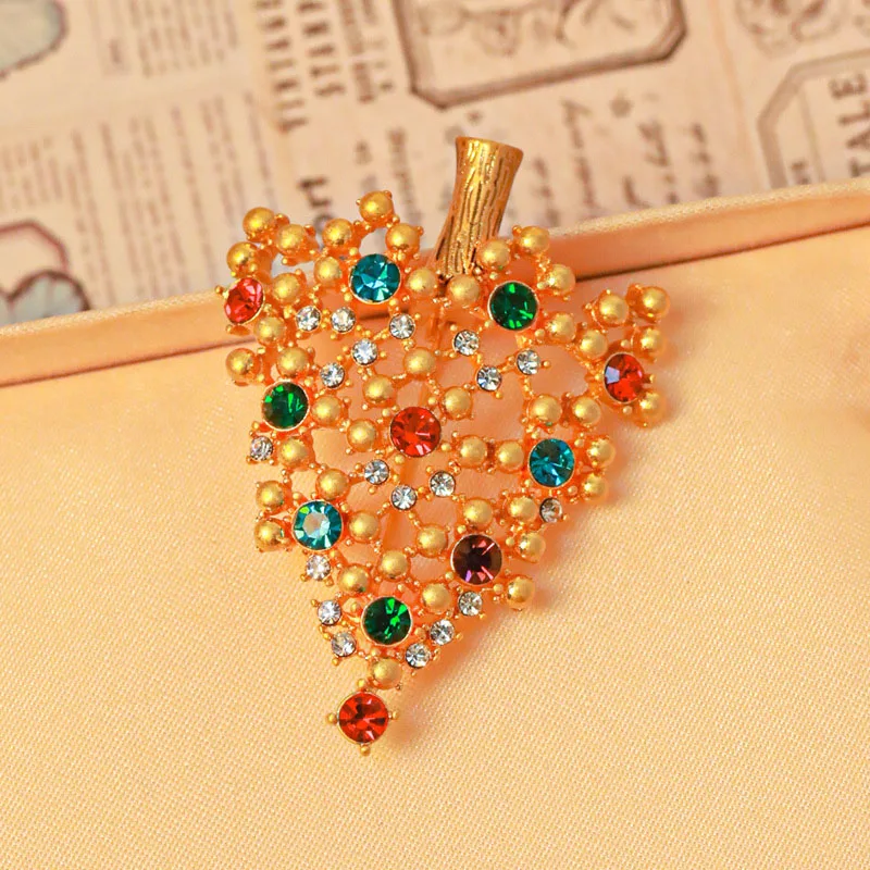 Fraya Enamel Brooch Silver 925 Pin Brooch Original Christmas Tree Design Fine Jewelry For Women Unisex Jewelry Accessories Gift