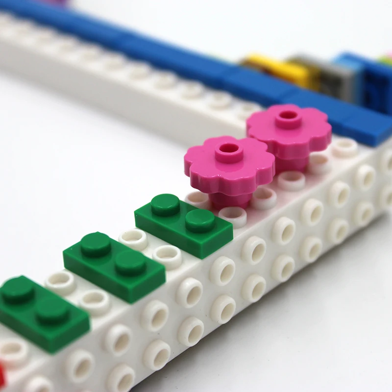 Pinliving DIY Spacetime TV Building Block Photo Frame Set الأطفال إطار الصورة الطفل اليدوية النشاط هدية #4