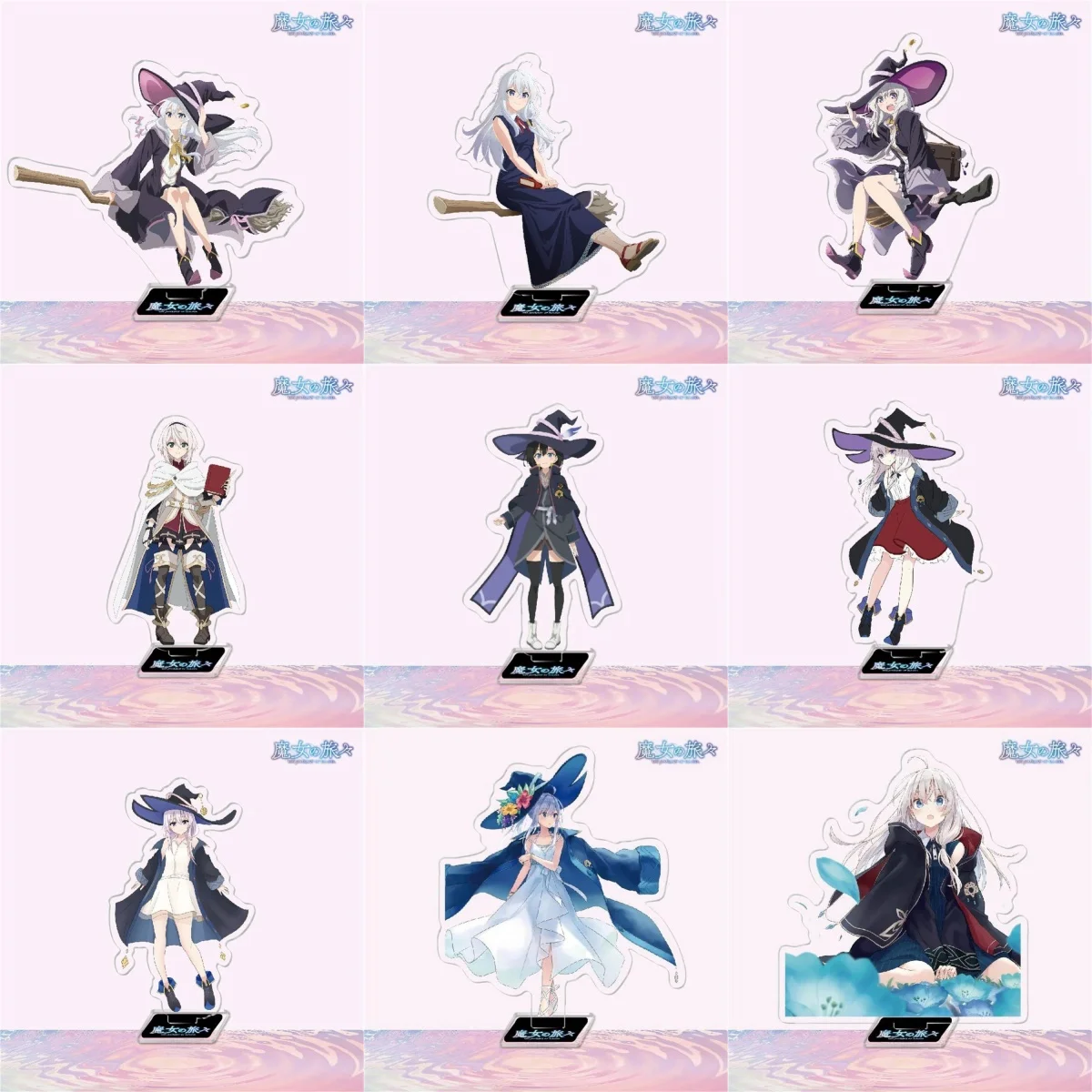 

15CM Anime Wandering Witch: The Journey of Elaina Acrylic Stand Model Characters Ornament Accessories Goods Christmas Gifts