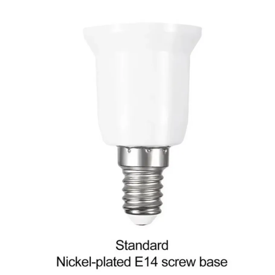 E14 To E27 Adapter Conversion Socket Fireproof Plastic Converter High Quality Material Socket Bulb Adapter Lamp Holder
