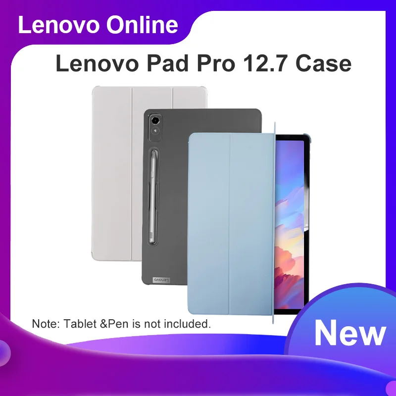 Original Lenovo Xiaoxin Pad Pro 12.7 Protective Case 12.7-inch Light Strong Magnetic Adsorption Independent Pen Slot