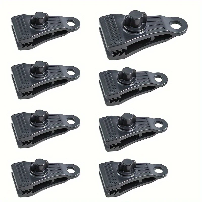 

4/8pcs Heavy Duty Tent Clips for Boat Cover, Tarpaulin, Waterproof Canopy, Camping Gear Accessories for Outdoor Enthusiasts