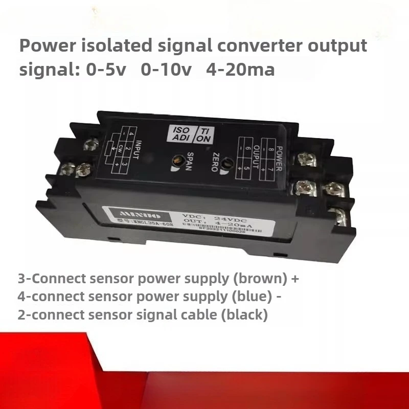 1 STKS MNGL35A-608 Isolatie Type Verplaatsing Sensor Module 0-5 v/0-10 v/4-20mA Signaal Converter
