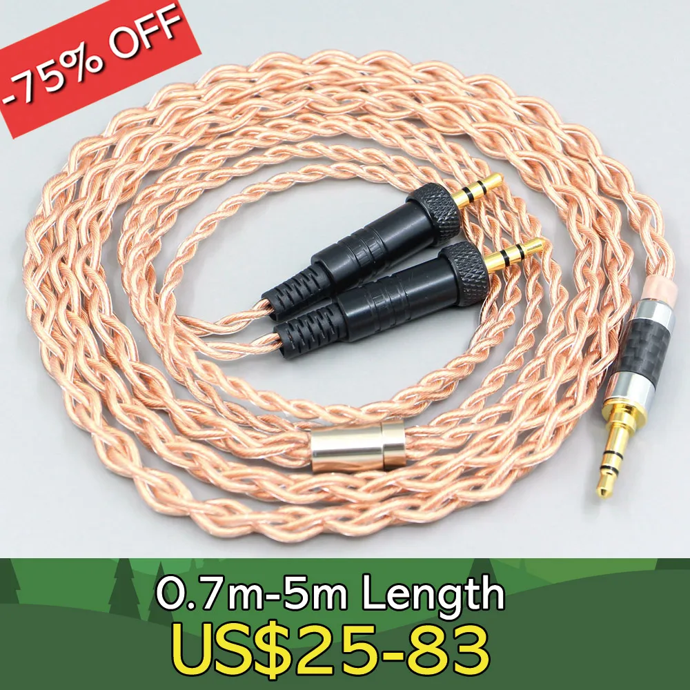 4 Core 1.7mm Litz HiFi-OFC Earphone Braided Cable For Sony MDR-Z1R MDR-Z7 MDR-Z7M2 With Screw To Fix Headphone LN008092