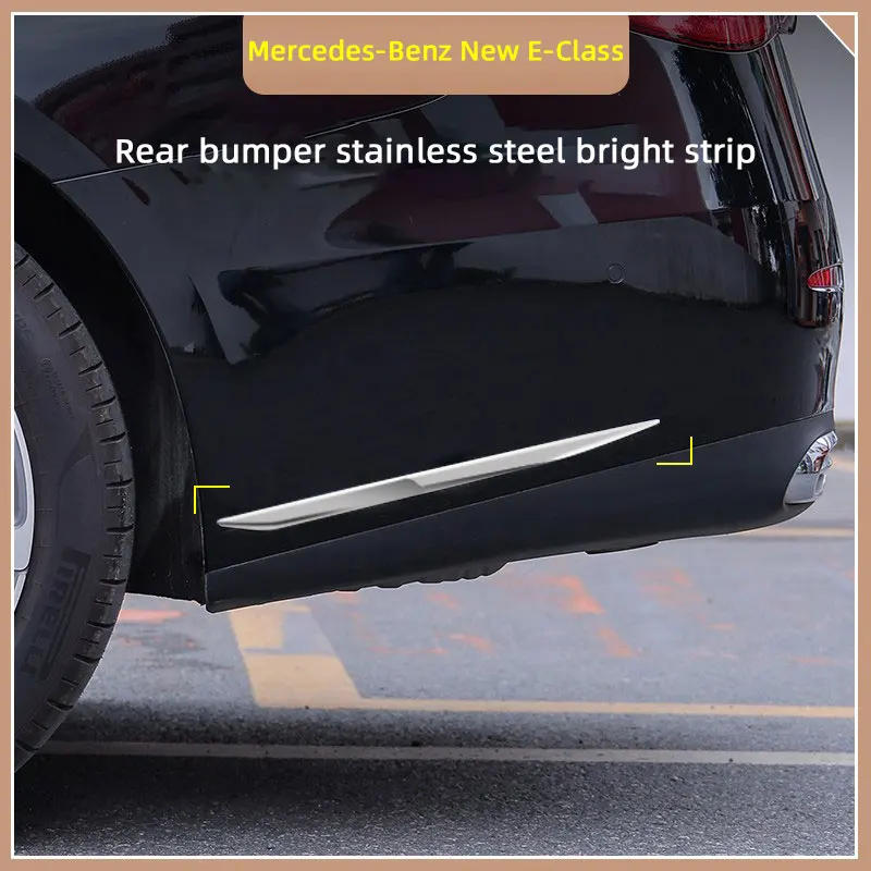 For Mercedes Benz E Class W214 2024 2025，Rear Door Side Trim Protector Side Bumper Bar Exterior Modified Protector Car Accessory