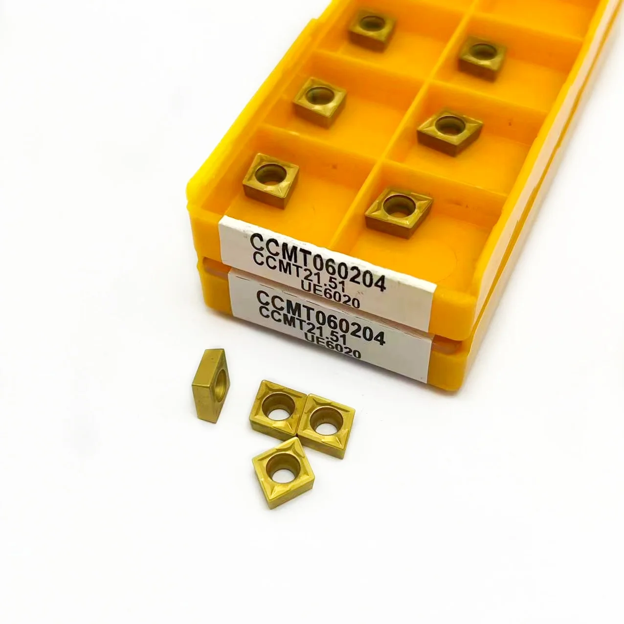 CCMT 060204   UE6020 VP15TF أداة تحول داخلية كربيد إدراج أدوات مخرطة معدنية عالية الجودة أداة القطع CCMT06 تحول إدراج