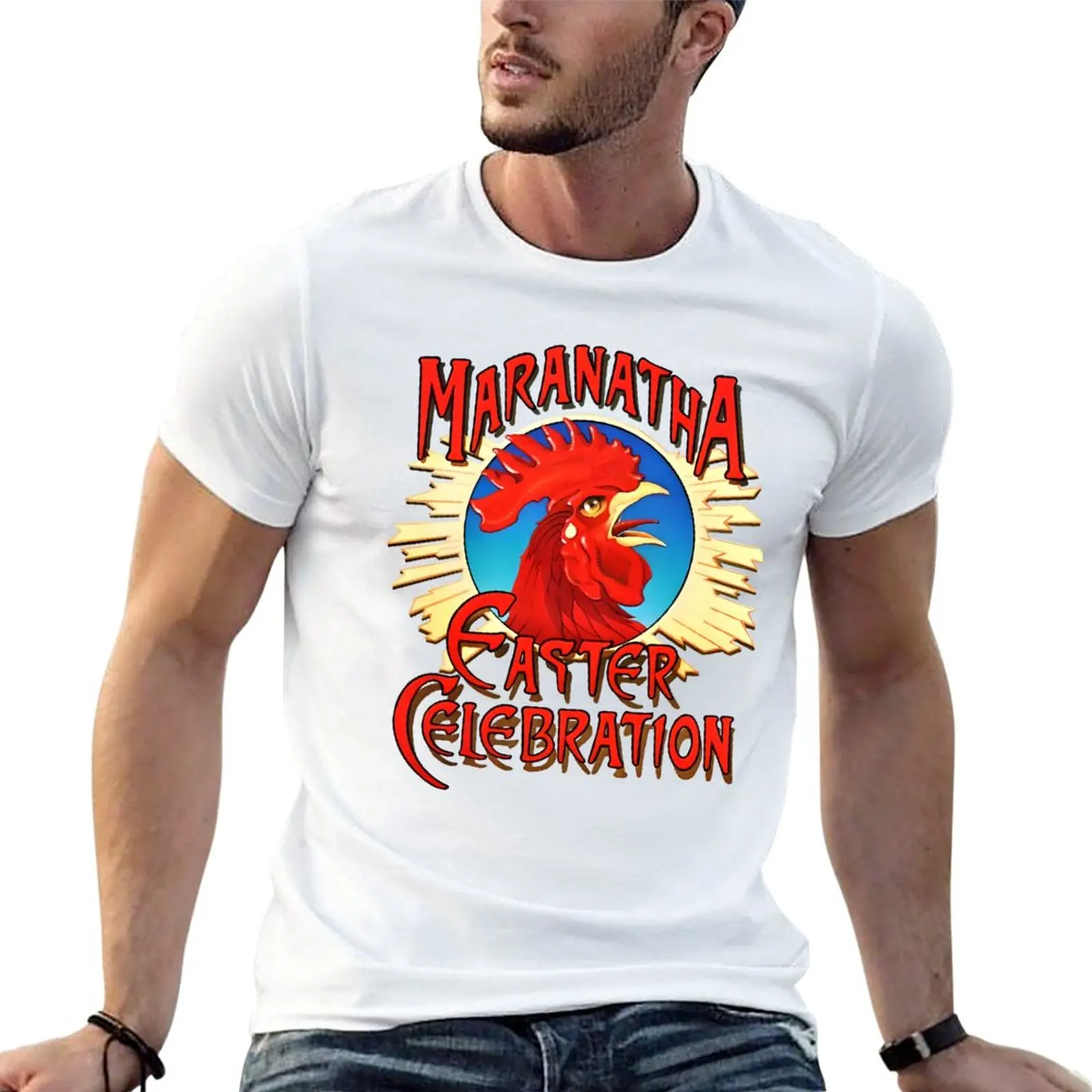 

New Maranatha Easter Celebration (Alt) T-Shirt plus size tops boys animal print shirt korean fashion T-shirt men