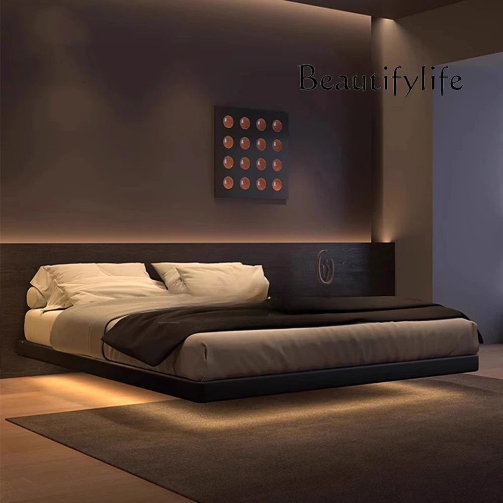 SS Minimalist European Bed Frames Aesthetic Teenage Two Persons Sleeping Bed Storage Space Modern Casa Arredo Home Accessories