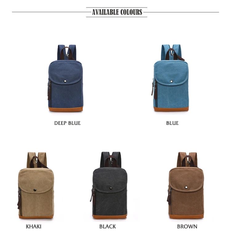 Men's Canvas Mini Backpack Men Women Double Shoulder Sling Crossbody backpacks Bag Mochila Брезентовый рюкзак Sac à dos homme 가방