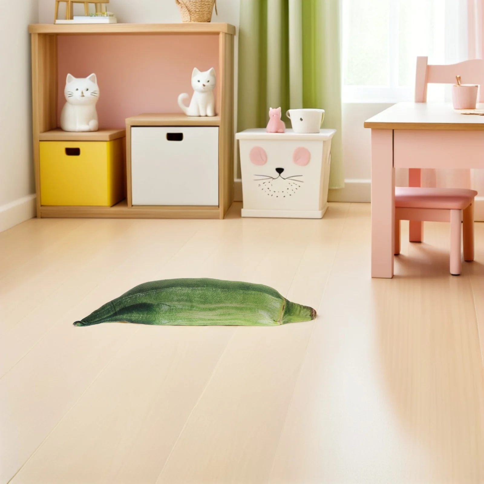 1 stücke 19,85 Zoll 3D Pickle Werfen Kissen Realistische Gemüse Geformt Gefüllte Kissen Für Sofa Bett Dekor Lenden Unterstützung geschenk Gefüllte