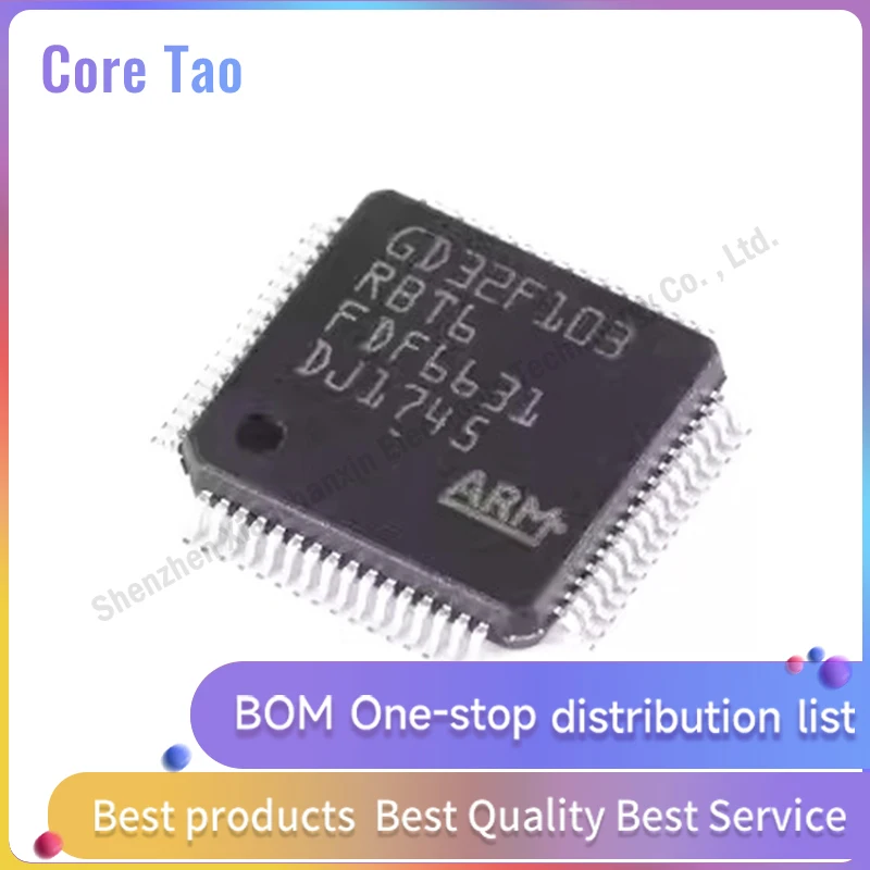 1PCS/LOT  GD32F103RBT6 GD32F103 103RBT6 LQFP64 Microcontroller chips in stock