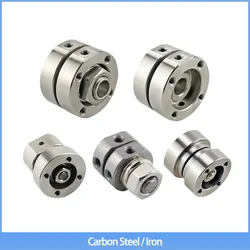 360° Rotating Disc Damping Hinge - Round Cylinder Damper with Adjustable Torque Axis for Free-Stop and Customized Damping