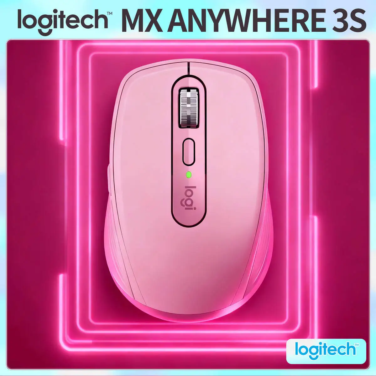 

Компактная мышь Logitech MX Anywhere 3S, эргономичный дизайн, перезаряжаемая, с быстрым прокруткой для портативных ПК Mac