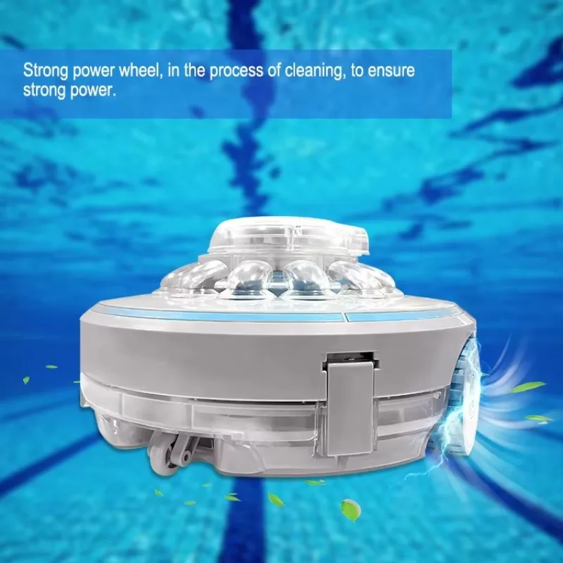 

HOTSmall Portable IP68 Electric Automatic Pool Robot Cleaner Made of Durable Plastic